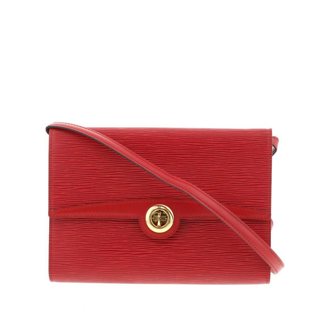 Louis Vuitton Epi Arche Shoulder Bag Red